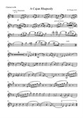 A Cajun Rhapsody – clarinet part